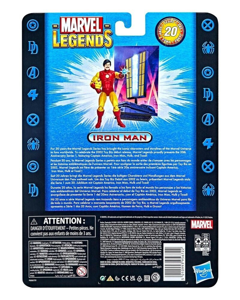 Marvel Legends 20th Anniversary Series 1 - Iron Man Action Figure COMING SOON - Toys & Games:Action Figures & Accessories:Action Figures