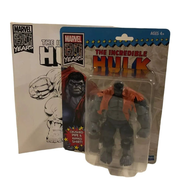 Marvel Legends 80 Years Retro Wave - The Incredible Hulk (Grey) Action Figure - Toys & Games:Action Figures & Accessories:Action Figures