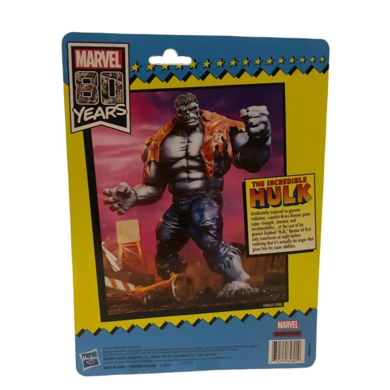 Marvel Legends 80 Years Retro Wave - The Incredible Hulk (Grey) Action Figure - Toys & Games:Action Figures & Accessories:Action Figures