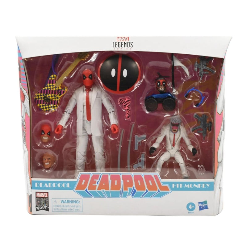 Marvel Legends 80 Years Series - Deadpool & Hit-Monkey Action Figure 2-Pack - Toys & Games:Action Figures & Accessories:Action Figures