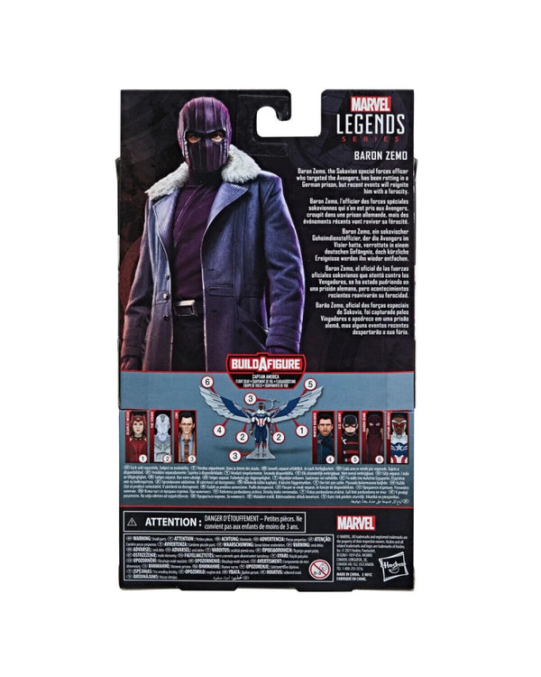 Marvel Legends Captain America (Falcon) BAF Series - Baron Zemo Action Figure - Toys & Games:Action Figures & Accessories:Action Figures