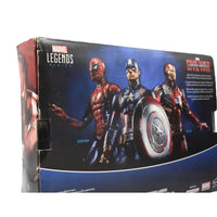 Marvel Legends Civil War - Spider-Man Captain America & Iron Man Figure 3-Pack - Toys & Games:Action Figures & Accessories:Action Figures