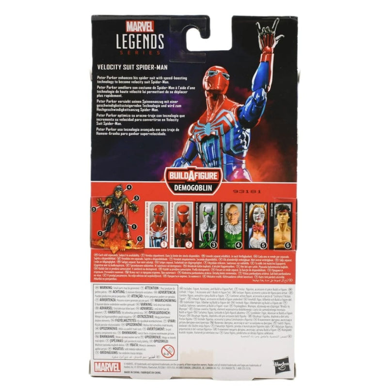 Marvel Legends Demogoblin BAF Gamerverse Velocity Suit Spider-Man Action Figure - Toys & Games:Action Figures & Accessories:Action Figures