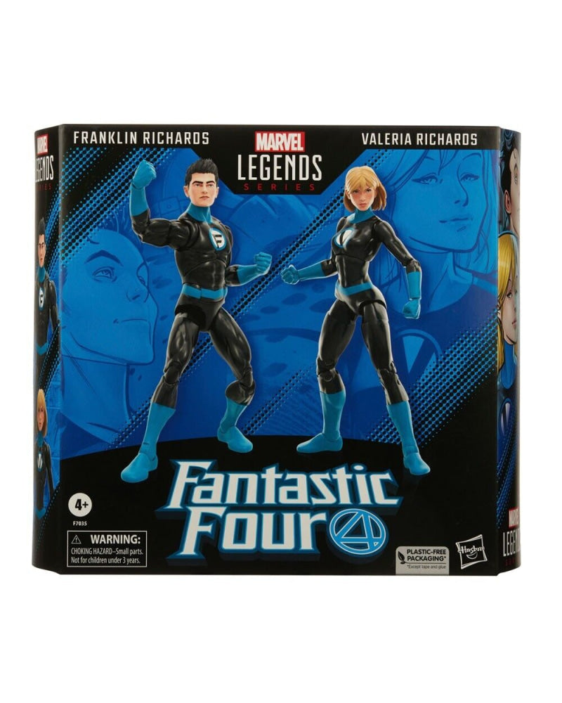 Marvel Legends Fantastic 4 - Franklin Richards & Valeria Richards Figure 2-Pack - Toys & Games:Action Figures & Accessories:Action Figures