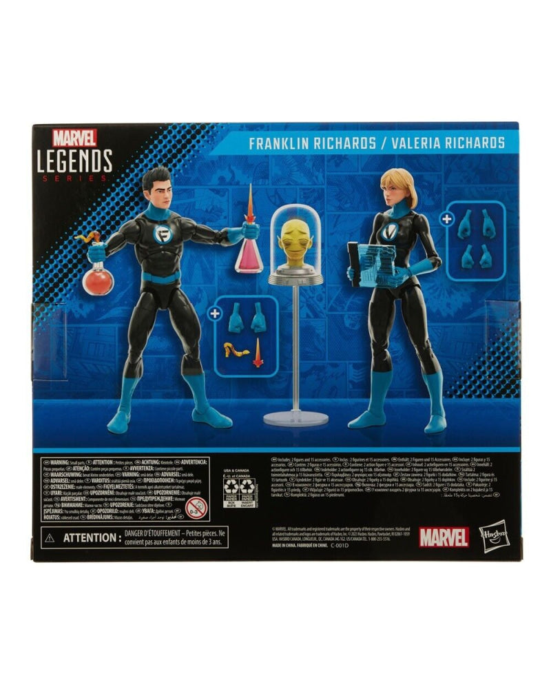 Marvel Legends Fantastic 4 - Franklin Richards & Valeria Richards Figure 2-Pack - Toys & Games:Action Figures & Accessories:Action Figures