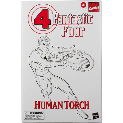 Marvel Legends Fantastic Four Retro Wave - Human Torch Action Figure - Toys & Games:Action Figures & Accessories:Action Figures