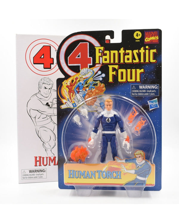 Marvel Legends Fantastic Four Retro Wave - Human Torch Action Figure - Toys & Games:Action Figures & Accessories:Action Figures