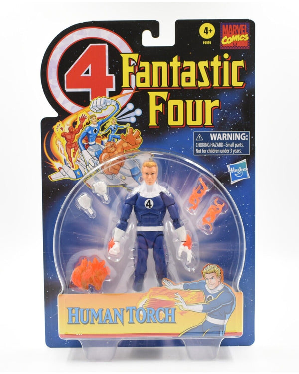 Marvel Legends Fantastic Four Retro Wave - Human Torch Action Figure - Toys & Games:Action Figures & Accessories:Action Figures