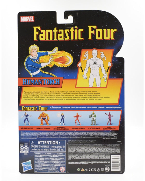 Marvel Legends Fantastic Four Retro Wave - Human Torch Action Figure - Toys & Games:Action Figures & Accessories:Action Figures