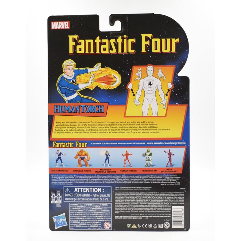 Marvel Legends Fantastic Four Retro Wave - Human Torch Action Figure - Toys & Games:Action Figures & Accessories:Action Figures