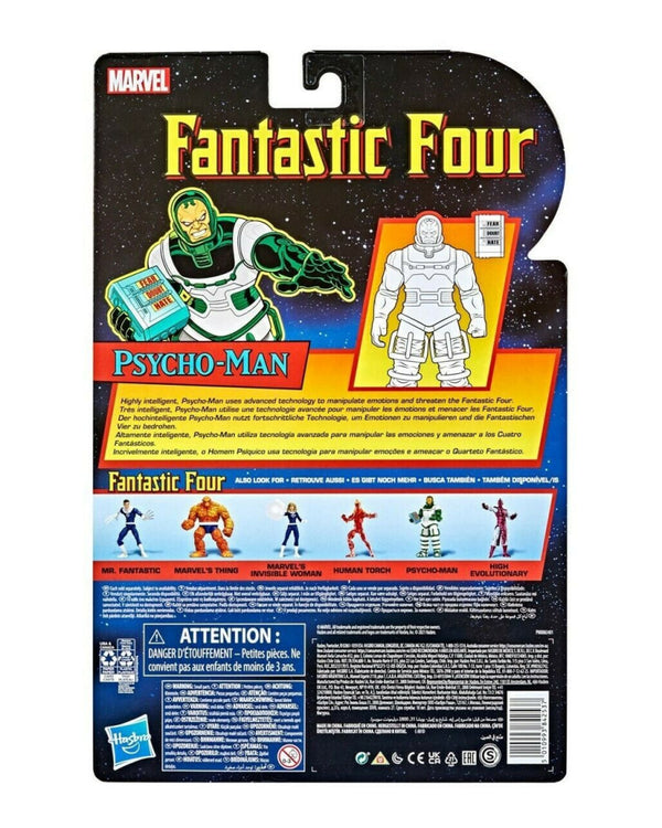 Marvel Legends Fantastic Four Retro Wave - Psycho-Man Action Figure - Toys & Games:Action Figures & Accessories:Action Figures