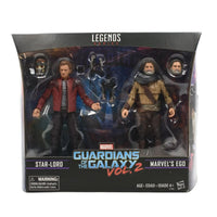 Marvel Legends Guardians of The Galaxy 2 - Star-Lord & Ego Action Figure 2-Pack - Toys & Games:Action Figures & Accessories:Action Figures