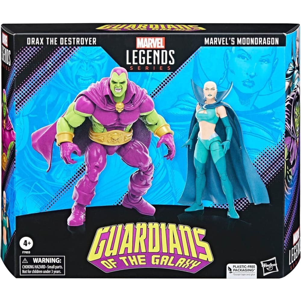 Marvel Legends Guardians of the Galaxy - Drax The Destroyer & Moondragon 2-Pack - Toys & Games:Action Figures & Accessories:Action Figures
