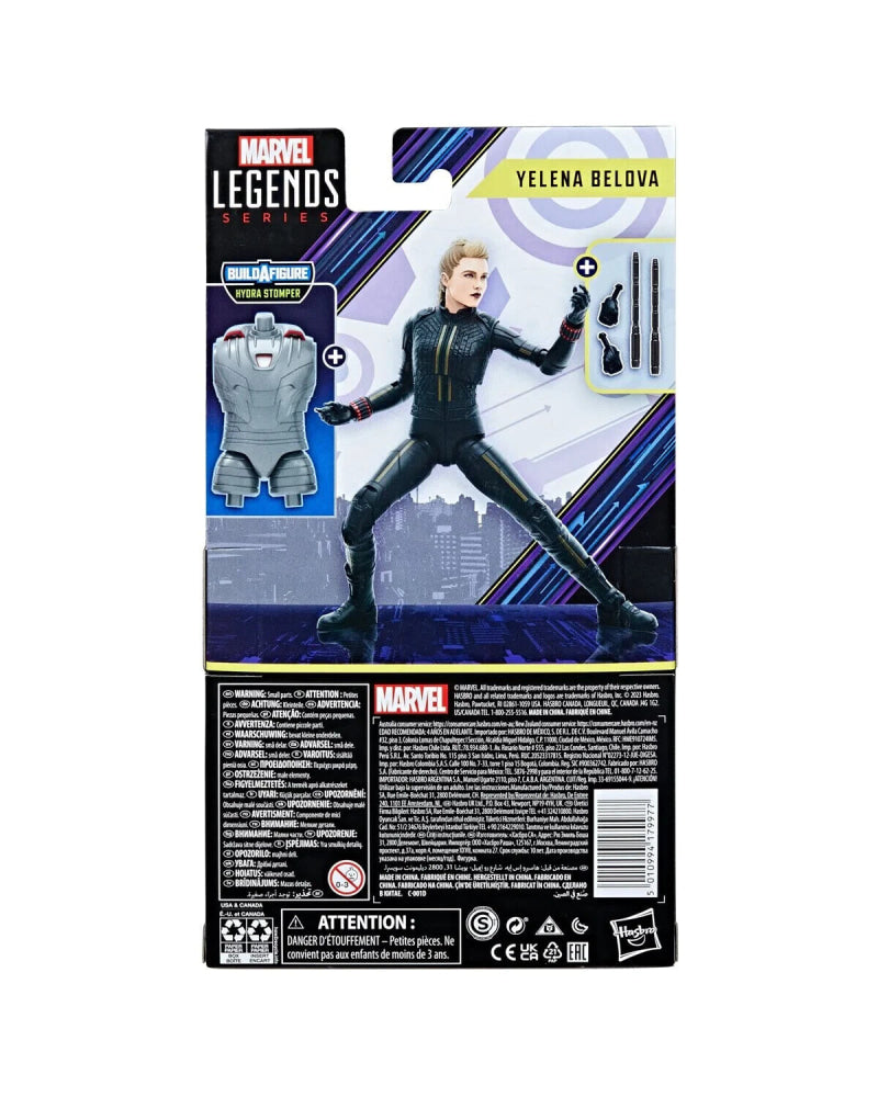 Marvel Legends Hydra Stomper BAF Disney + Wave - Yelena Belova Action Figure Toys & Games:Action Figures Accessories:Action