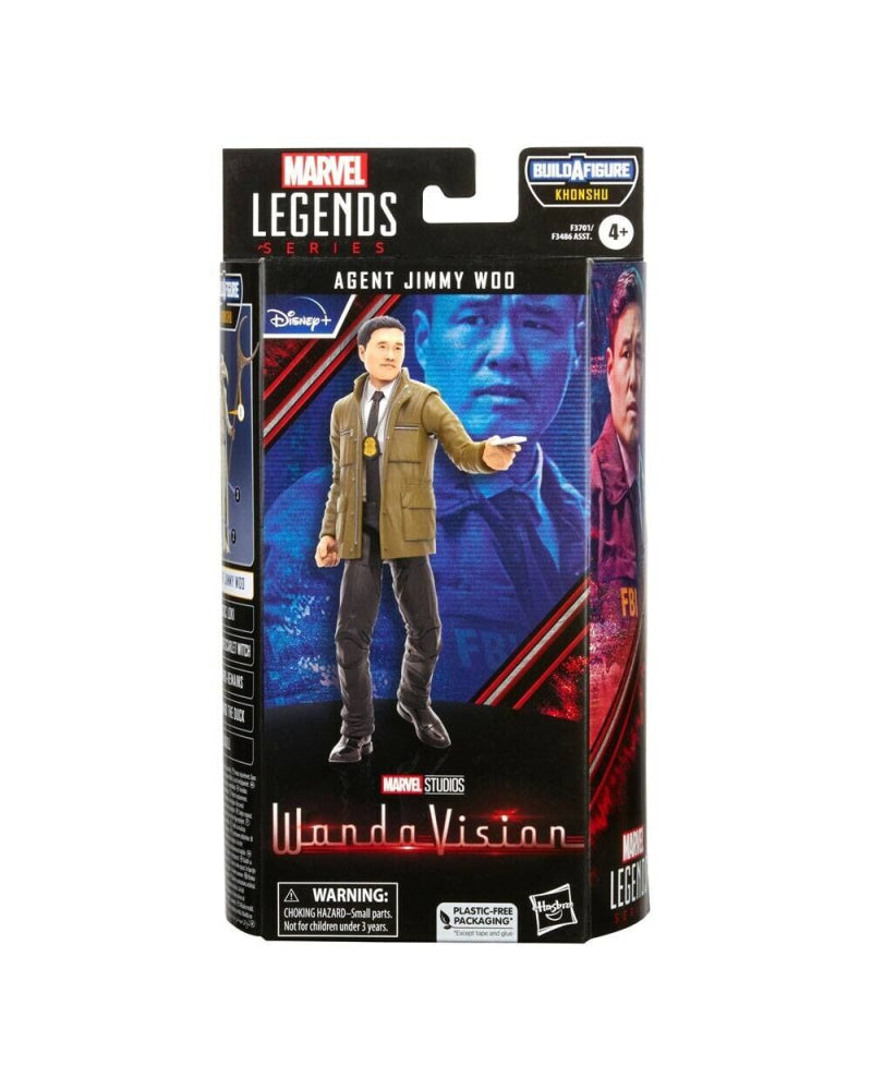 Marvel Legends Khonshu BAF WandaVision Series- Agent Jimmy Woo Action Figure - Toys & Games:Action Figures & Accessories:Action Figures