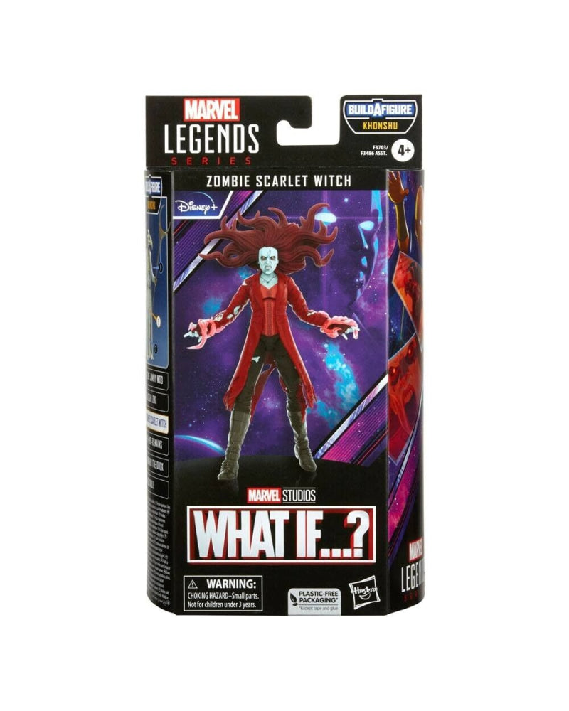 Marvel Legends Khonshu BAF What If? Series - Zombie Scarlet Witch Action Figure - Toys & Games:Action Figures & Accessories:Action Figures