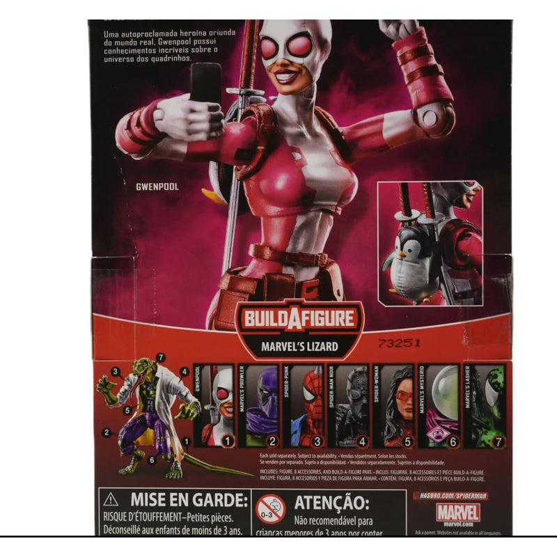 Marvel Legends Lizard BAF Series - The Unbelievable Gwenpool Action Figure - Toys & Games:Action Figures & Accessories:Action Figures