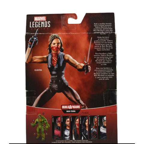 Marvel Legends Man-Thing BAF Daredevil Series - Elektra Action Figure - Toys & Games:Action Figures & Accessories:Action Figures