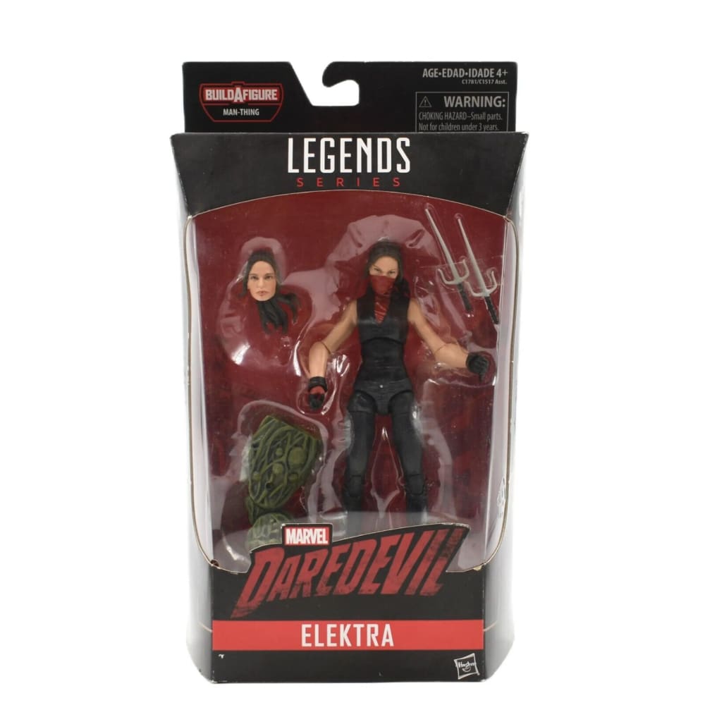 Marvel Legends Man-Thing BAF Daredevil Series - Elektra Action Figure - Toys & Games:Action Figures & Accessories:Action Figures