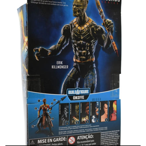 Marvel Legends Okoye BAF Black Panther Series - Erik Killmonger Action Figure - Toys & Games:Action Figures & Accessories:Action Figures