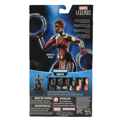 Marvel Legends Okoye BAF Black Panther Series - Nakia Action Figure - Toys & Games:Action Figures & Accessories:Action Figures