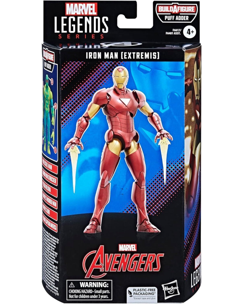 Marvel Legends Puff Adder BAF Wave - Iron Man (Extremis) Action Figure - Toys & Games:Action Figures & Accessories:Action Figures