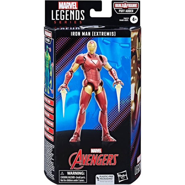 Marvel Legends Puff Adder BAF Wave - Iron Man (Extremis) Action Figure - Toys & Games:Action Figures & Accessories:Action Figures