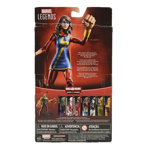 Marvel Legends Sandman BAF Series - Ms. Marvel Action Figure - Toys & Games:Action Figures & Accessories:Action Figures