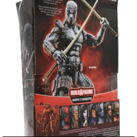 Marvel Legends Sasquatch BAF Series - X-Force Deadpool (Grey Suit) Action Figure - Toys & Games:Action Figures & Accessories:Action Figures