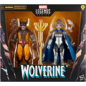 Marvel Legends Series 50 Years - Wolverine & Lilandra Neramani Action Figure Set - Toys & Games:Action Figures & Accessories:Action Figures