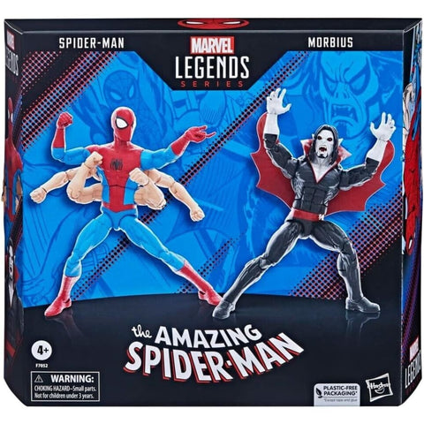 Marvel Legends Series The Amazing Spider-Man & Morbius Action Figure 2-Pack - Toys & Games:Action Figures & Accessories:Action Figures