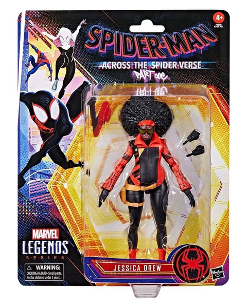 Marvel Legends Spider-Man: Across the Spider-Verse - Jessica Drew Action Figure - Toys & Games:Action Figures & Accessories:Action Figures