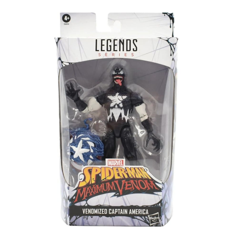 Marvel Legends Spider-Man Maximum Venom Venomized Captain America Action Figure - Toys & Games:Action Figures & Accessories:Action Figures