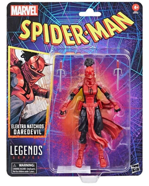 Marvel Legends Spider-Man Retro Wave 3 Elektra Natchios Daredevil Action Figure - Toys & Games:Action Figures & Accessories:Action Figures