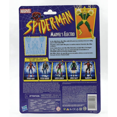 Marvel Legends Spider-Man Retro Wave - Electro Action Figure - Toys & Games:Action Figures & Accessories:Action Figures