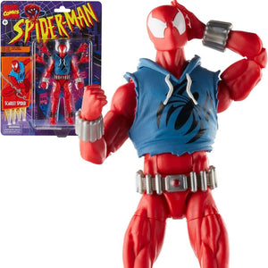 Marvel Legends Spider-Man Retro Wave - Scarlet Spider Action Figure - Toys & Games:Action Figures & Accessories:Action Figures