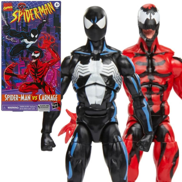 Marvel Legends Spider-Man Symbiote & Carnage Exclusive Figure 2-Pack COMING SOON - Toys & Games:Action Figures & Accessories:Action Figures