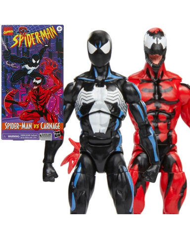 Marvel Legends Spider-Man Symbiote & Carnage Exclusive Figure 2-Pack COMING SOON - Toys & Games:Action Figures & Accessories:Action Figures