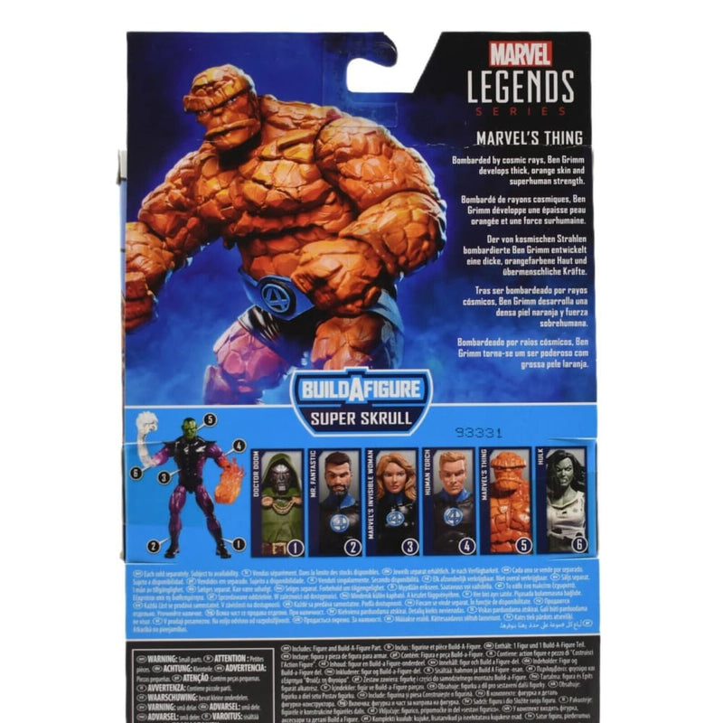 Marvel Legends Super Skrull BAF Fantastic Four Series - Thing Action Figure - Toys & Games:Action Figures & Accessories:Action Figures