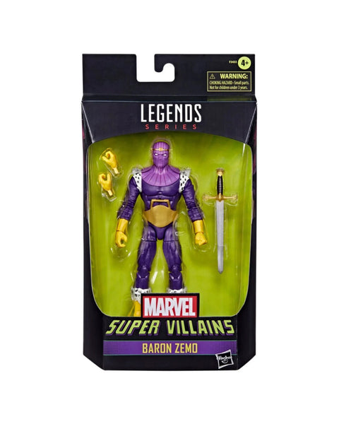 Marvel Legends Super Villains - Baron Zemo (Classic Comics) Action Figure - Toys & Games:Action Figures & Accessories:Action Figures