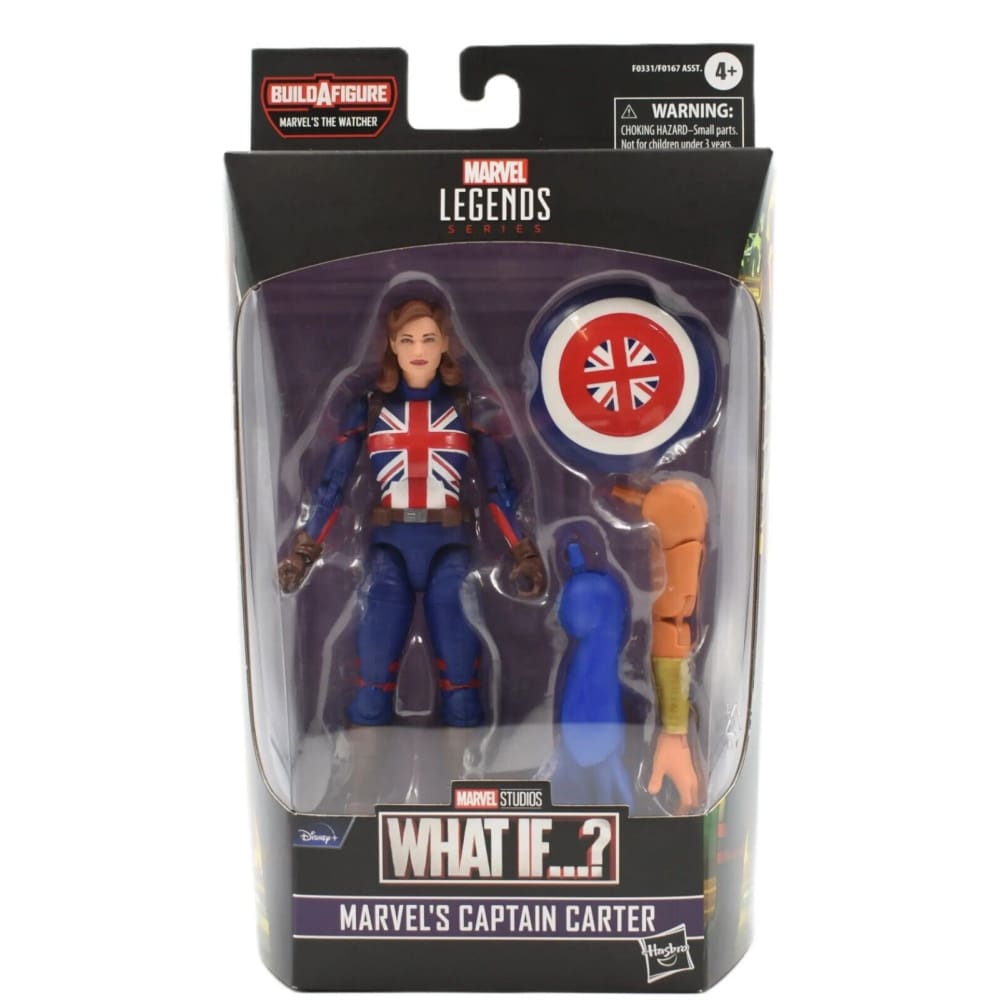 Marvel Legends The Watcher BAF What If...? - Captain Carter Action Figure - Toys & Games:Action Figures & Accessories:Action Figures