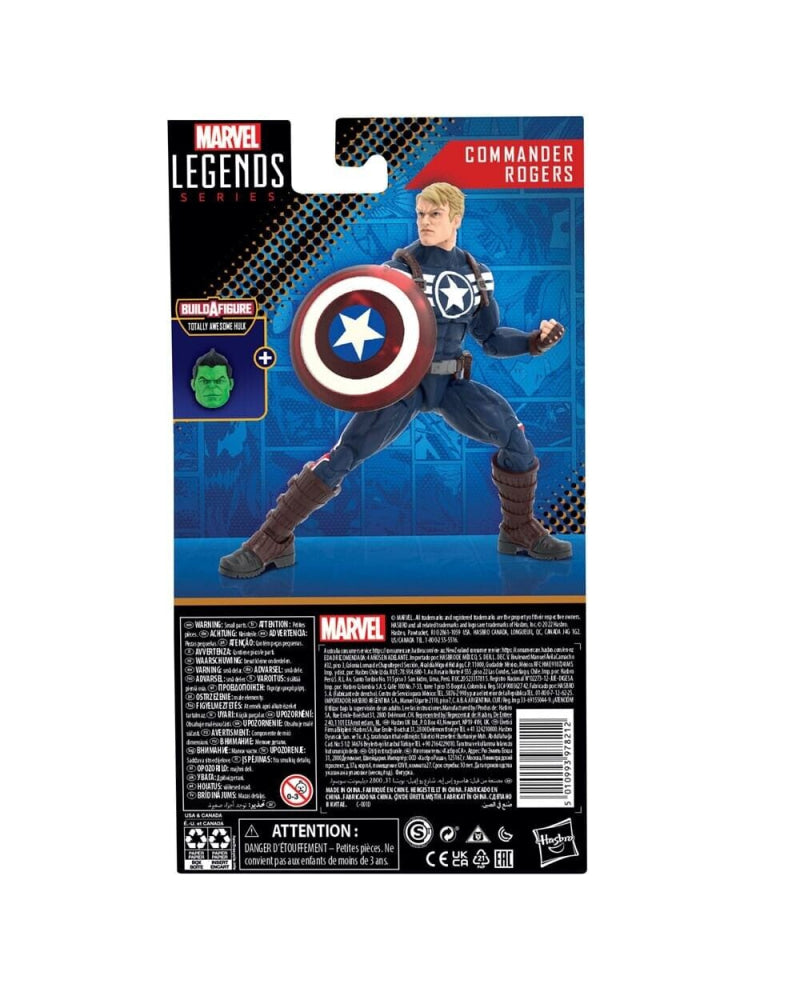 Marvel Legends Totally Awesome Hulk BAF - Commander Rogers Action Figure - Toys & Games:Action Figures & Accessories:Action Figures