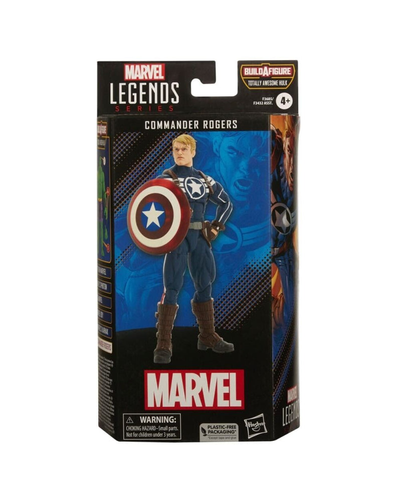 Marvel Legends Totally Awesome Hulk BAF - Commander Rogers Action Figure - Toys & Games:Action Figures & Accessories:Action Figures