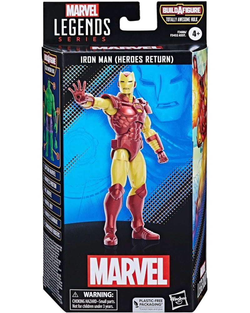 Marvel Legends Totally Awesome Hulk BAF - Iron Man (Heroes Return) Action Figure - Toys & Games:Action Figures & Accessories:Action Figures