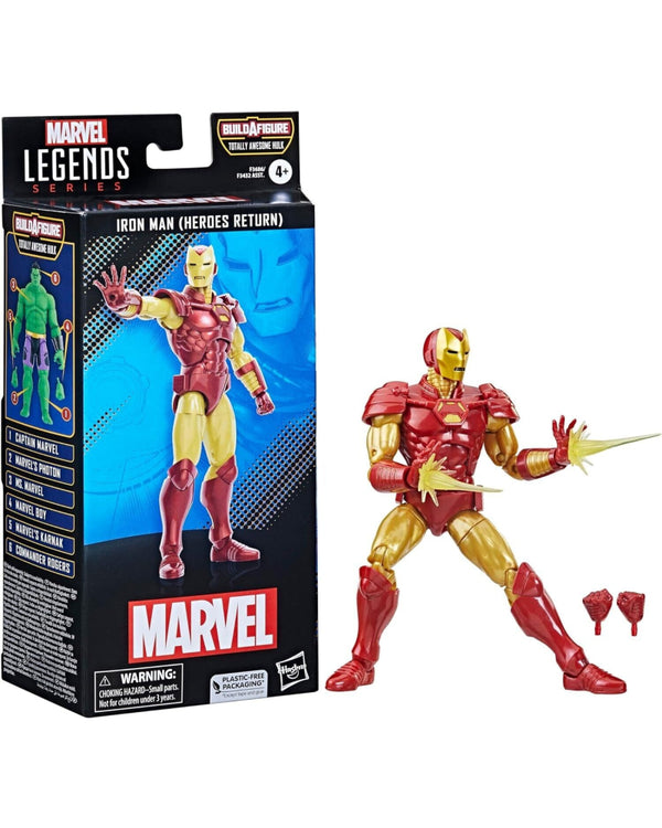 Marvel Legends Totally Awesome Hulk BAF - Iron Man (Heroes Return) Action Figure - Toys & Games:Action Figures & Accessories:Action Figures