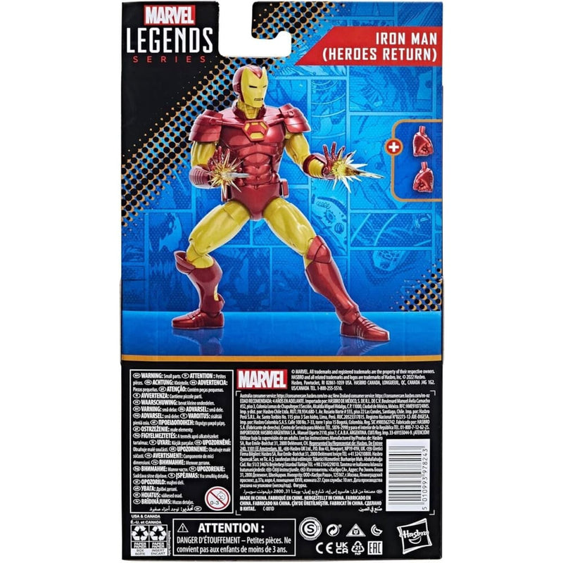 Marvel Legends Totally Awesome Hulk BAF - Iron Man (Heroes Return) Action Figure - Toys & Games:Action Figures & Accessories:Action Figures