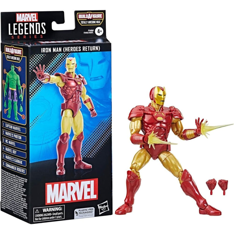 Marvel Legends Totally Awesome Hulk BAF - Iron Man (Heroes Return) Action Figure - Toys & Games:Action Figures & Accessories:Action Figures