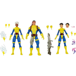 Marvel Legends X-Men 60th Anniversary - Forge Storm & Jubilee Figure 3-Pack - Toys & Games:Action Figures & Accessories:Action Figures