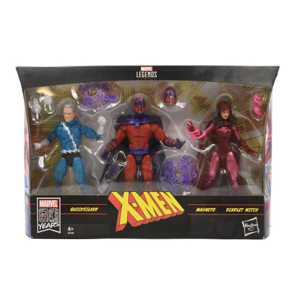 Marvel Legends X-Men Family Matters Quicksilver Magneto & Scarlet Witch 3-Pack - Toys & Games:Action Figures & Accessories:Action Figures