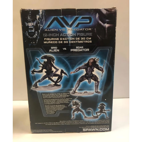 McFarlane Toys - Alien vs Predator AVP - Stealth Scar Predator 12’’ Action Figure - Toys & Games:Action Figures & Accessories:Action Figures